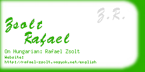 zsolt rafael business card